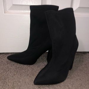 Black Sock Booties